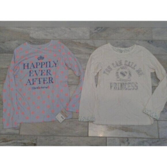 NEW Carters girls size 12 2-long sleeve shirt Bundle MSRP $44 - Picture 1 of 6